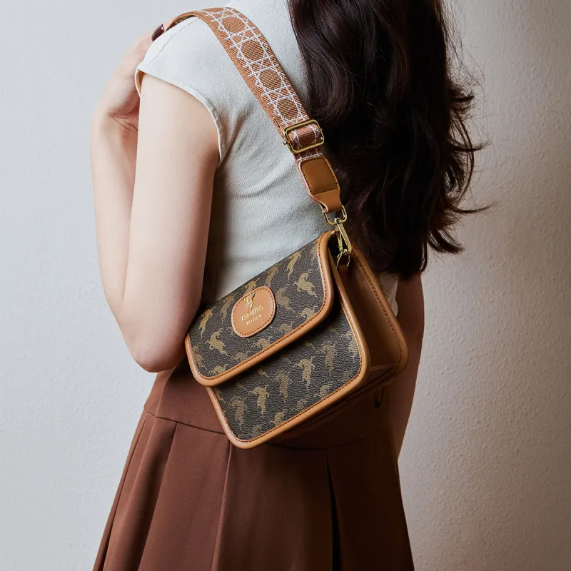 15 MINS PVC Small Square Bag Shoulder Bag Regular Women's Coffee/Beige Yellow-2