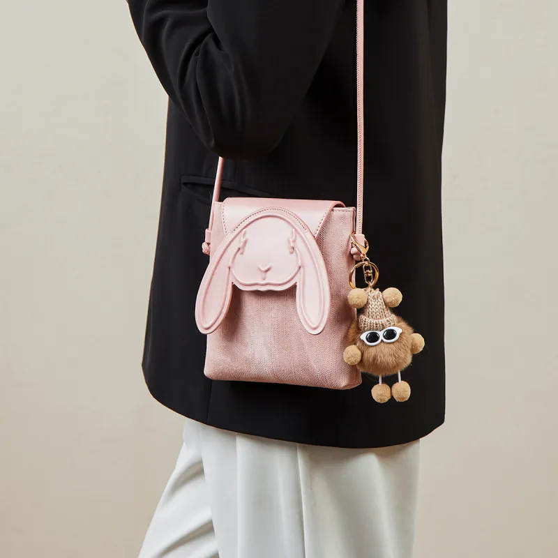15 MINS Synthetic Leather Crossbody Bags Shoulder Bags Regular Women's Ecru & Apricot/Dusty Pink/Denim Blue-7