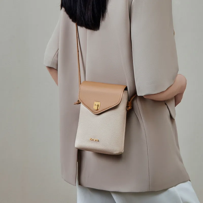 15 MINS Cellphone Pouches Ecru & Apricot-4