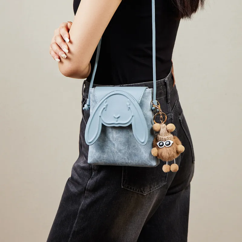 15 MINS Synthetic Leather Crossbody Bags Shoulder Bags Regular Women's Ecru & Apricot/Dusty Pink/Denim Blue-10