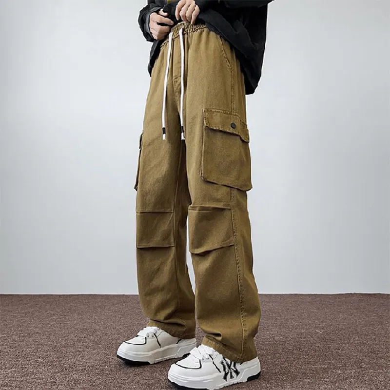 DBD WH Cargo Pants Unisex Brown-3