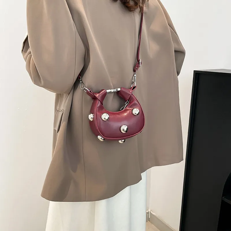 LOUIS ROYALN PU Handbag, Shoulder Bag Regular Unisex Black/Red/Pink/Coffee-3