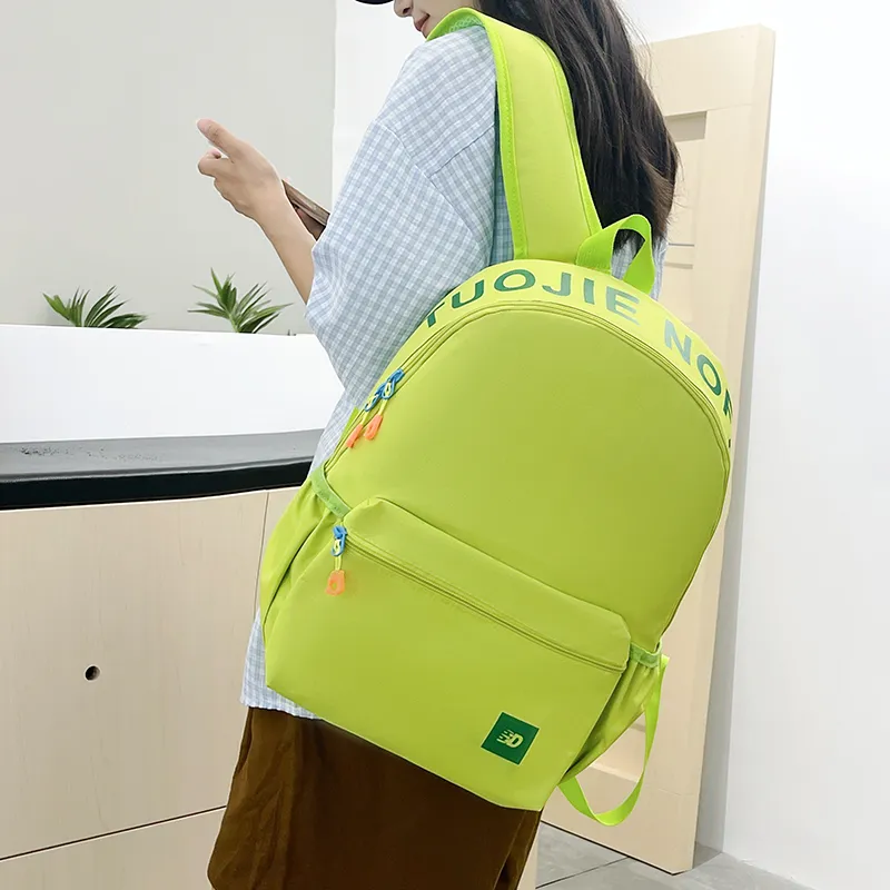 LOUIS ROYALN Polyester Backpack Unisex Red/Blue/Pink/Yellow-40