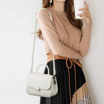 LOUIS ROYALN PU One Shoulder Handbag Women's Multicolor