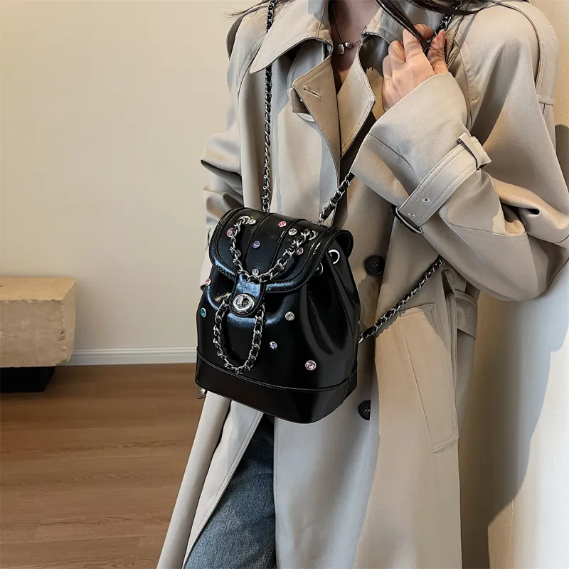LOUIS ROYALN Pu Backpack Women's-4