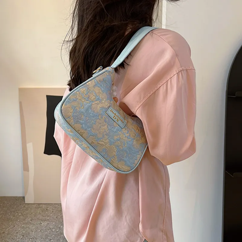 LOUIS ROYALN Artificial Leather Shoulder Bag, Crossbody Bag Regular Women's Purple/Pink/Blue-4