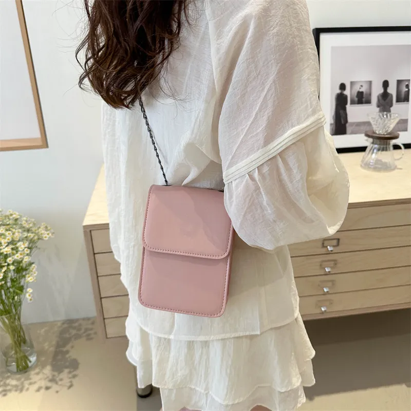 LOUIS ROYALN PU Shoulder Bag, Crossbody Bag Women's White/Pink/Fuchsia/Brown/Orange/Black-7