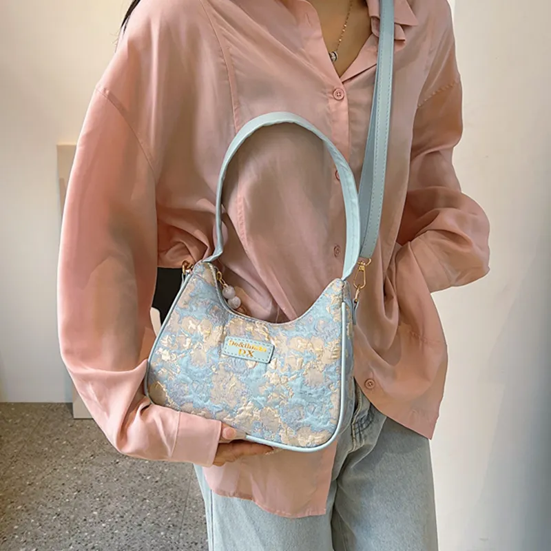 LOUIS ROYALN Artificial Leather Shoulder Bag, Crossbody Bag Regular Women's Purple/Pink/Blue-5