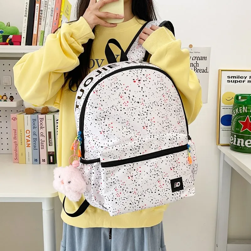 LOUIS ROYALN Polyester Backpack Unisex Red/Blue/Pink/Yellow-45