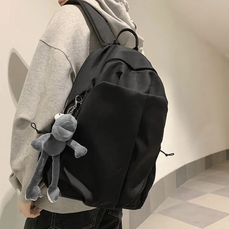 LOUIS ROYALN Nylon Laptop Backpack Unisex Black/White/Red/Gray-1