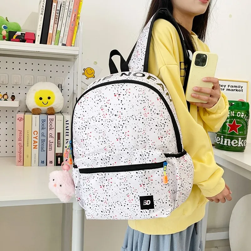 LOUIS ROYALN Polyester Backpack Unisex Red/Blue/Pink/Yellow-46