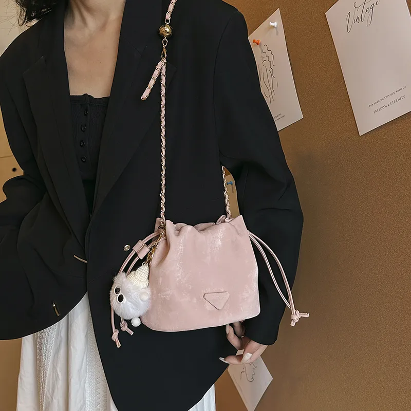 LOUIS ROYALN PU Bucket Bag, Shoulder Bag Women's Multicolor-5