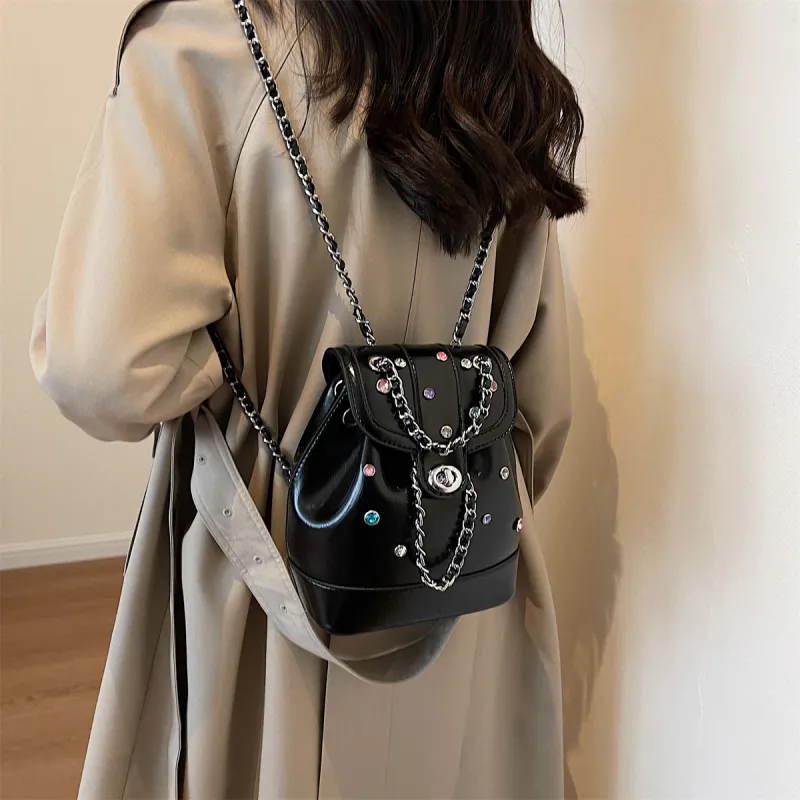 LOUIS ROYALN Pu Backpack Women's-5