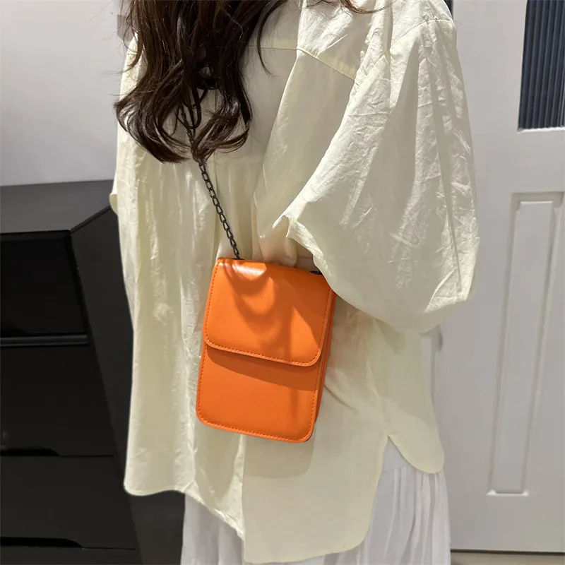 LOUIS ROYALN PU Shoulder Bag, Crossbody Bag Women's White/Pink/Fuchsia/Brown/Orange/Black-11