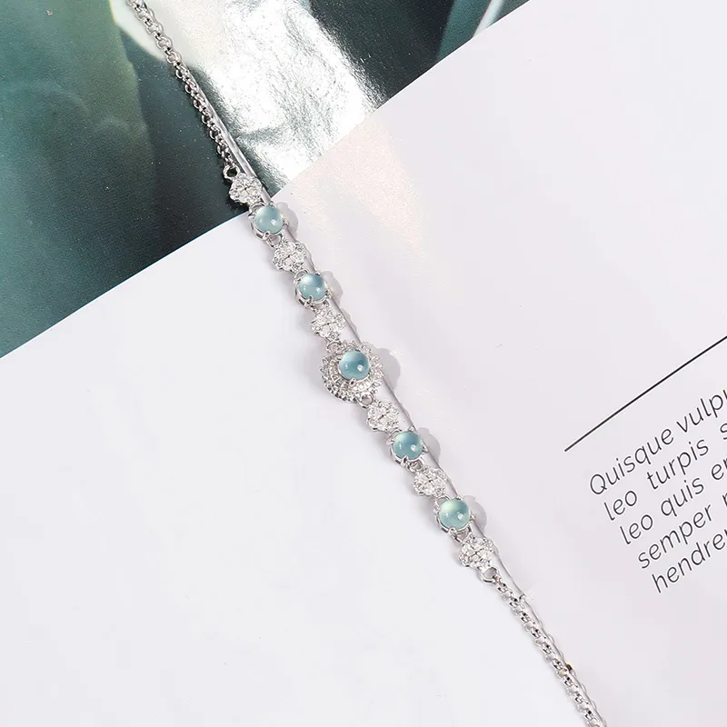 Viola Ice Glutinous Jadeite Bracelets Women's-14