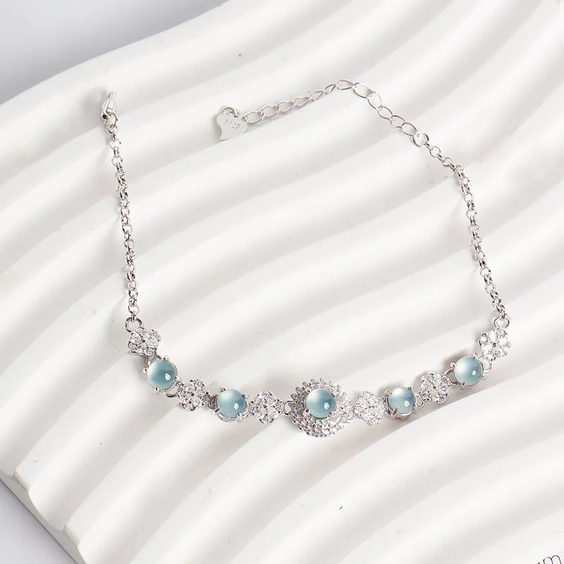 Viola Ice Glutinous Jadeite Bracelets Women's-13