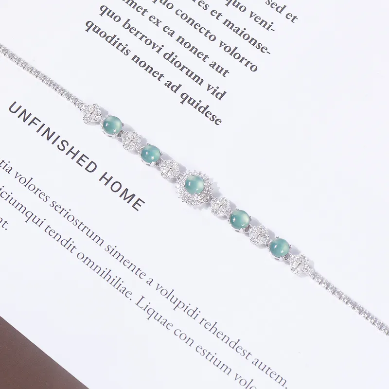 Viola Ice Glutinous Jadeite Bracelets Women's-1