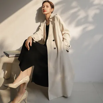 DianThia Mid Length Elegance Coat Women's