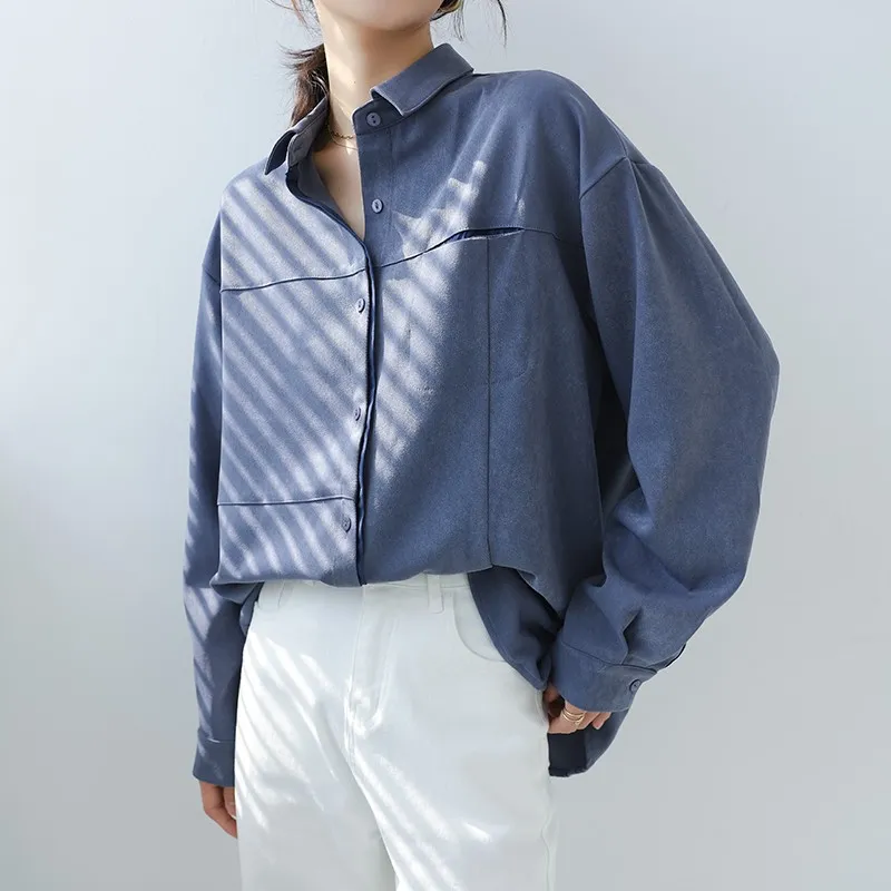 DianThia Shirt Women's Royal Blue-3