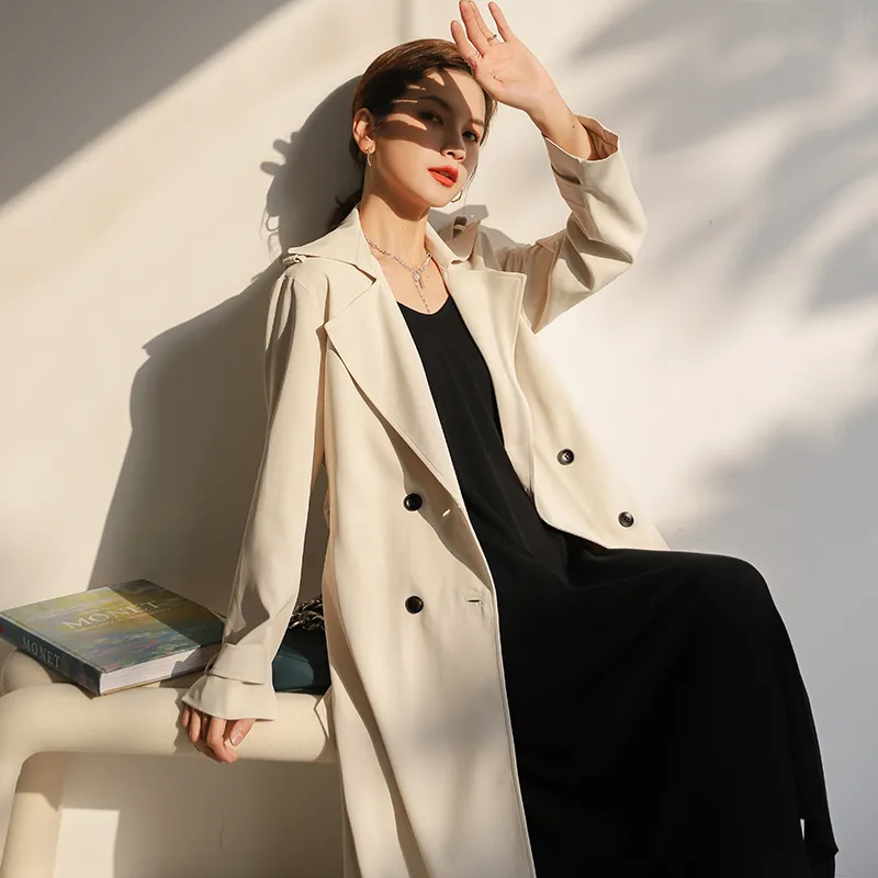 DianThia Mid Length Elegance Coat Women's-1