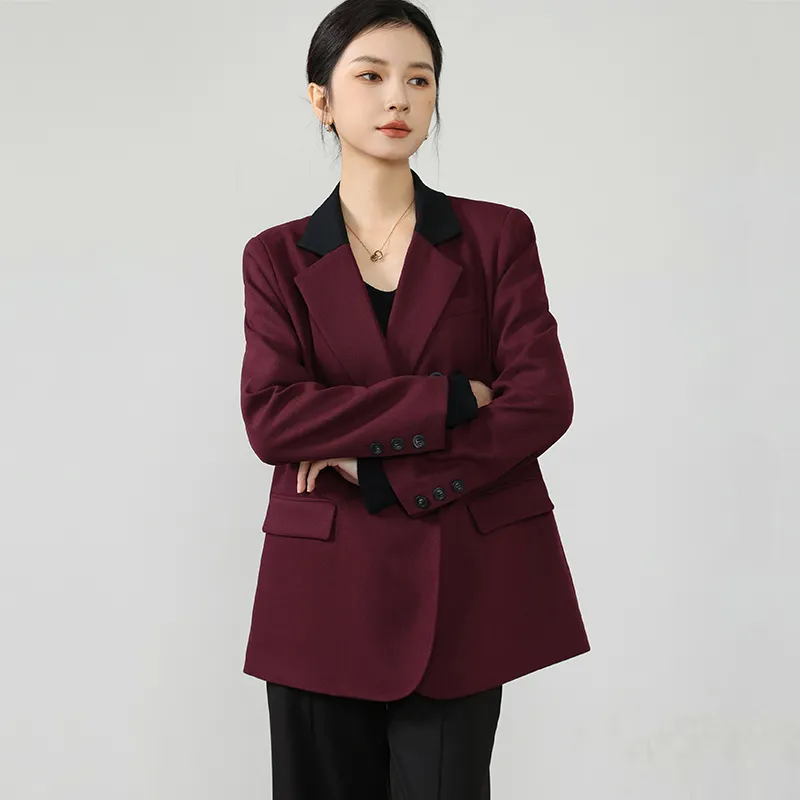 DianThia Business Suit Women's Fuchsia-4
