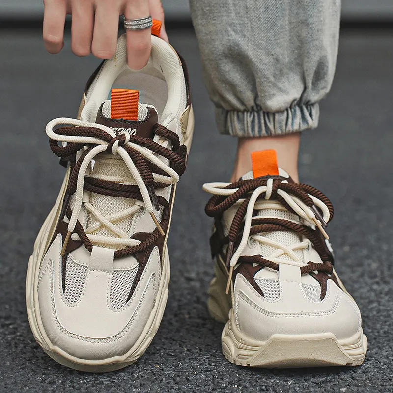 Swinsger Cushioning, Slip Resistant, And Abrasion Resistant Low Top Chunky Sneakers Men's-4