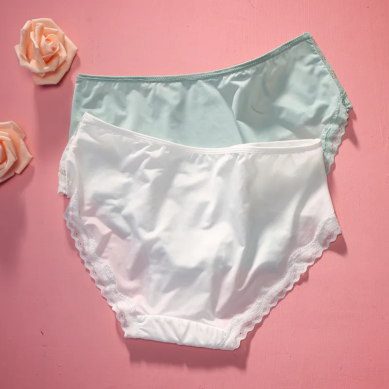 Flowers In Water Underpants Women's 2 Pack-3