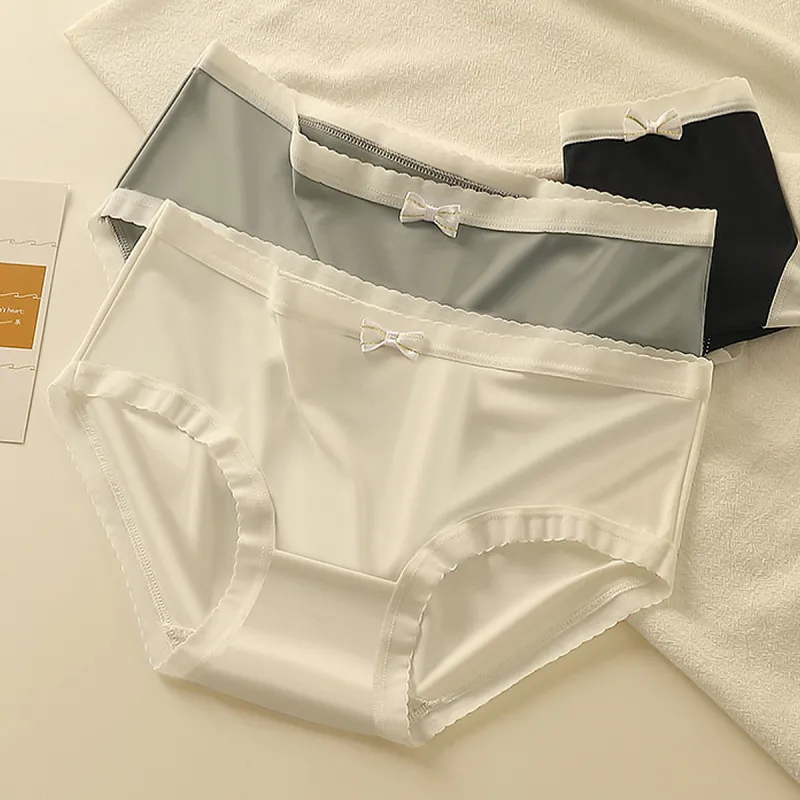 Flowers In Water Underpants Women's 3 Pack-1