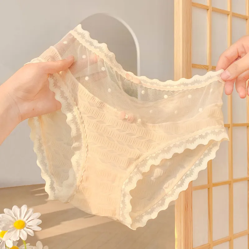 Flowers In Water Underpants Women's Combo Set-3