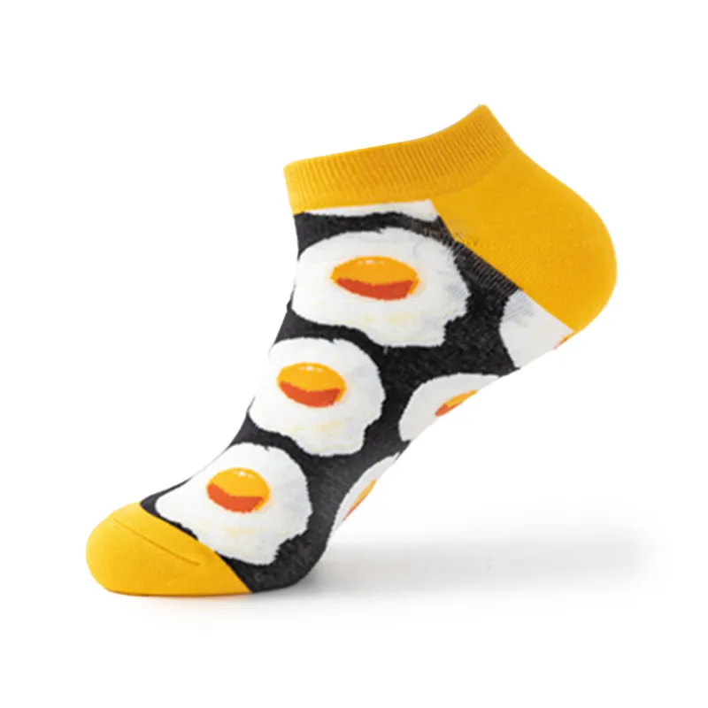 Flowers In Water Ankle Socks Men's 4 Pack-3