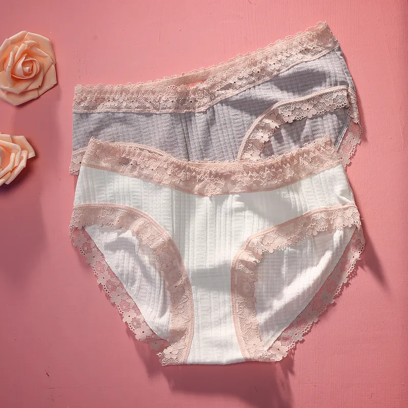 Flowers In Water Underpants Women's 2 Pack-14