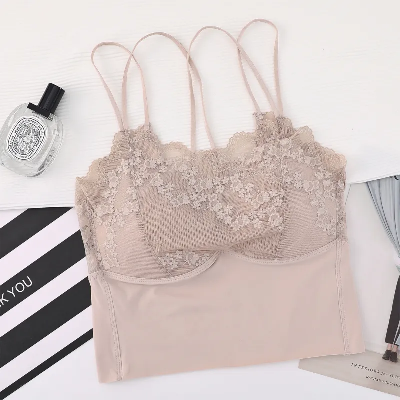 Flowers in water Women's Bras-1