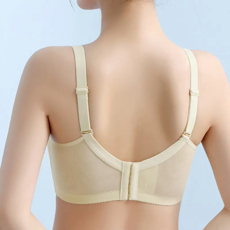 Flowers In Water Bra Women's Champagne-1