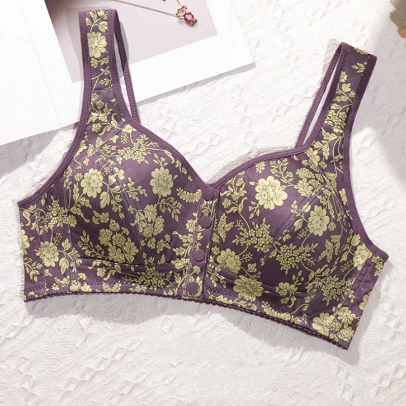 Flowers in water Women's Bras-4