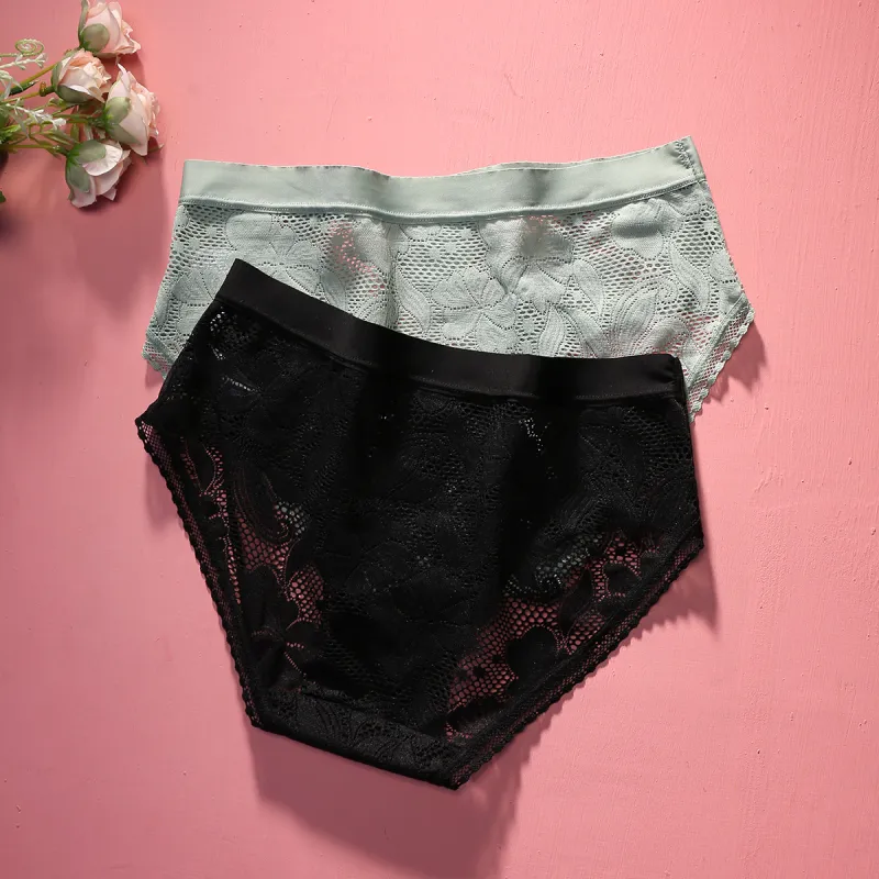 Flowers In Water Underpants Women's 2 Pack-9