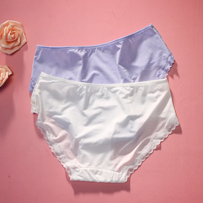 Flowers In Water Underpants Women's 2 Pack-9