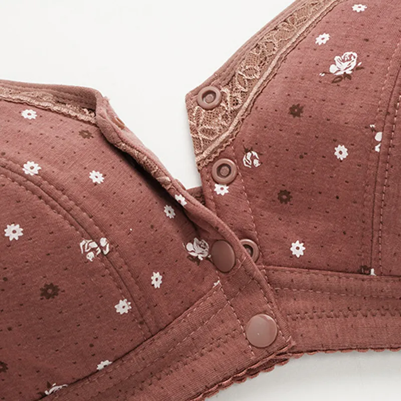 Flowers in water Women's Bras-1