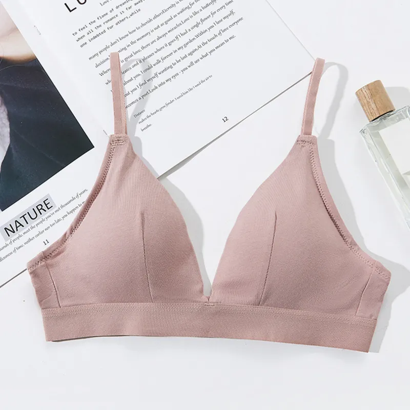 Flowers In Water Bra Women's Pastel Pink-2