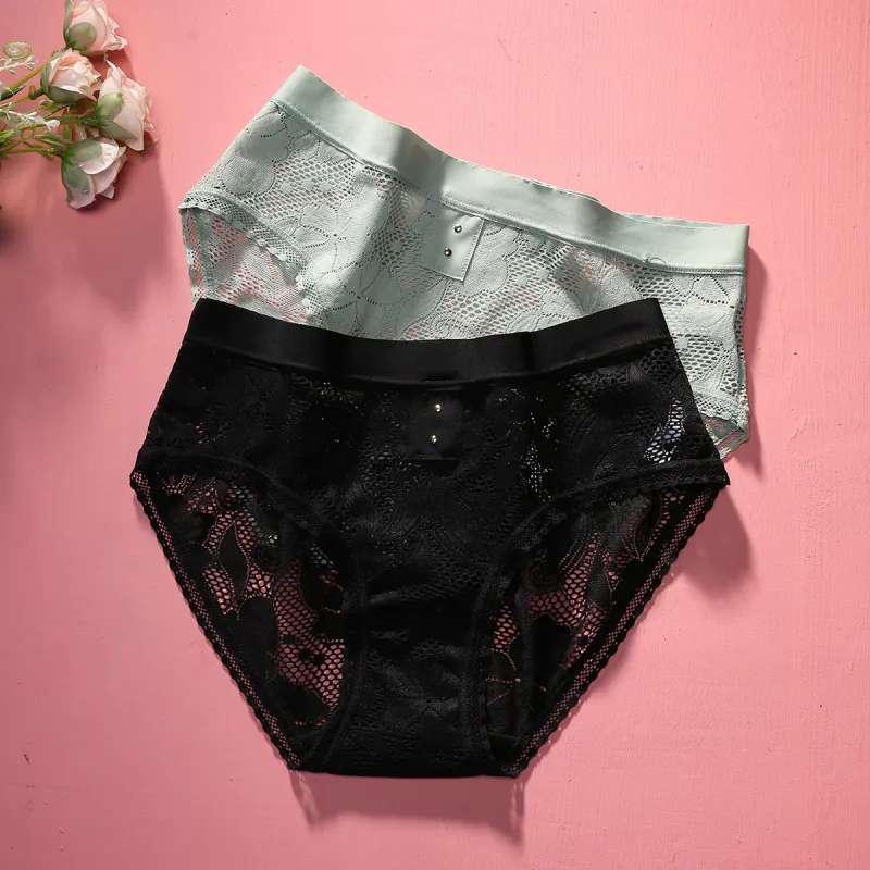 Flowers In Water Underpants Women's 2 Pack-8