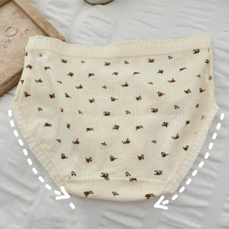 Flowers In Water Underpants Women's 3 Pack-3