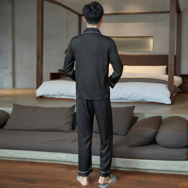 Flowers In Water Pajama Set Men's-1