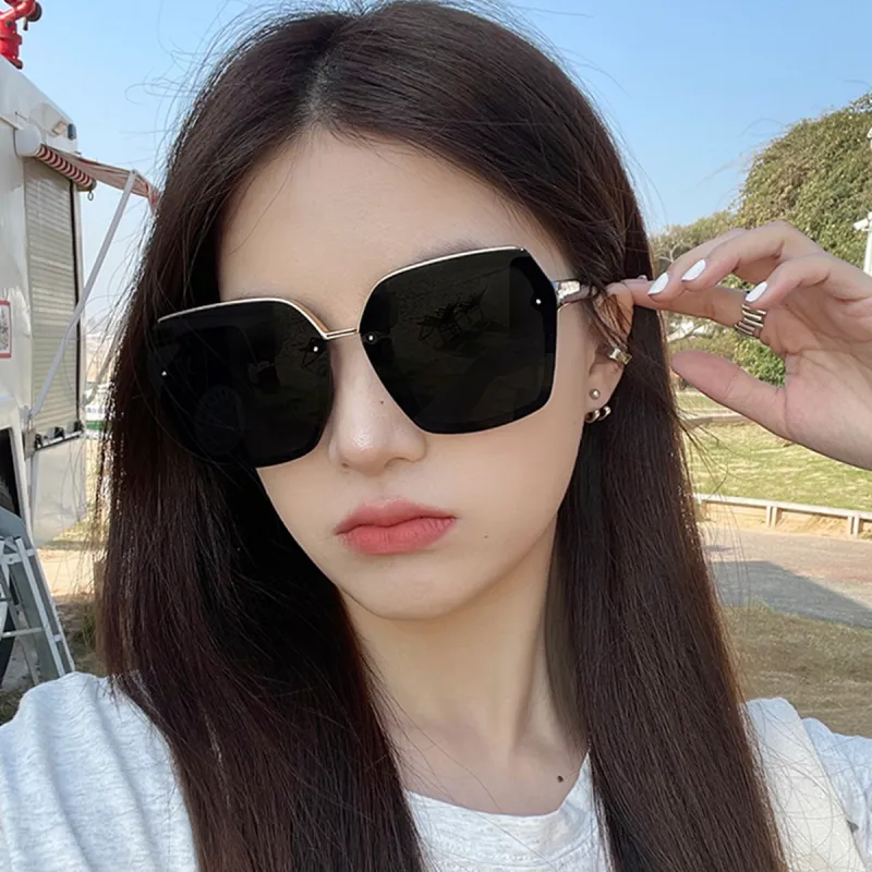 MT·MIT PC Metal Square Sunglasses Women's-4
