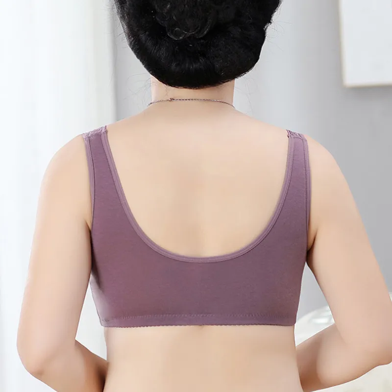 Flowers In Water Bra Women's Purple Gray-2