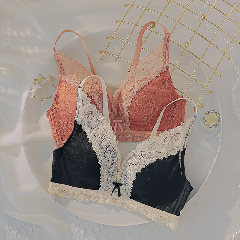 Flowers In Water Bra Women's Red Single Pack-2