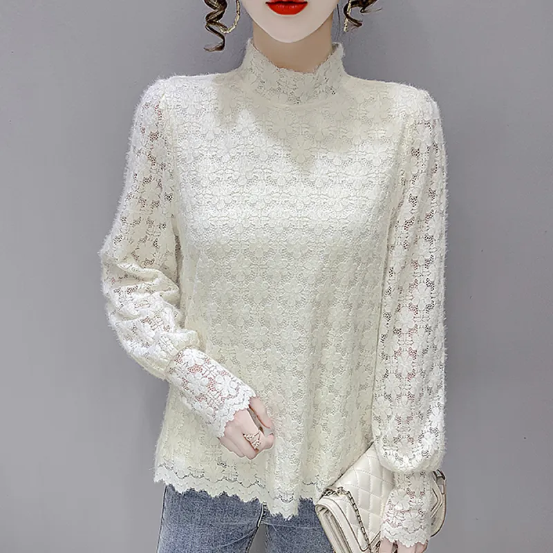 Flowers In Water Thermal Tops Women's-9
