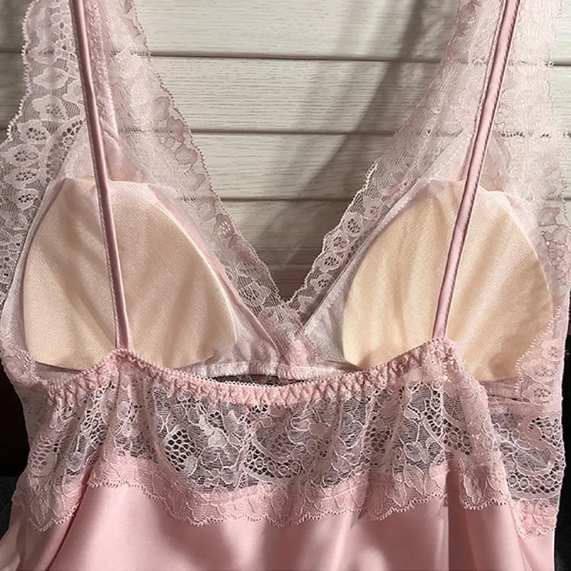 Flowers In Water Pajama Set Women's Leather Pink-4