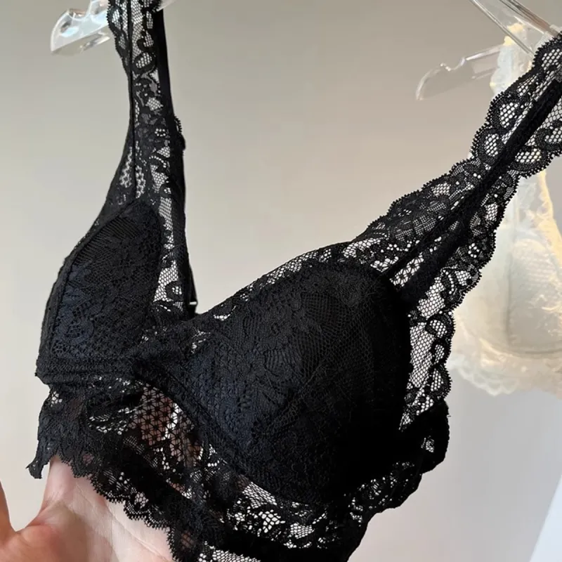 Flowers in water Women's Bras-7
