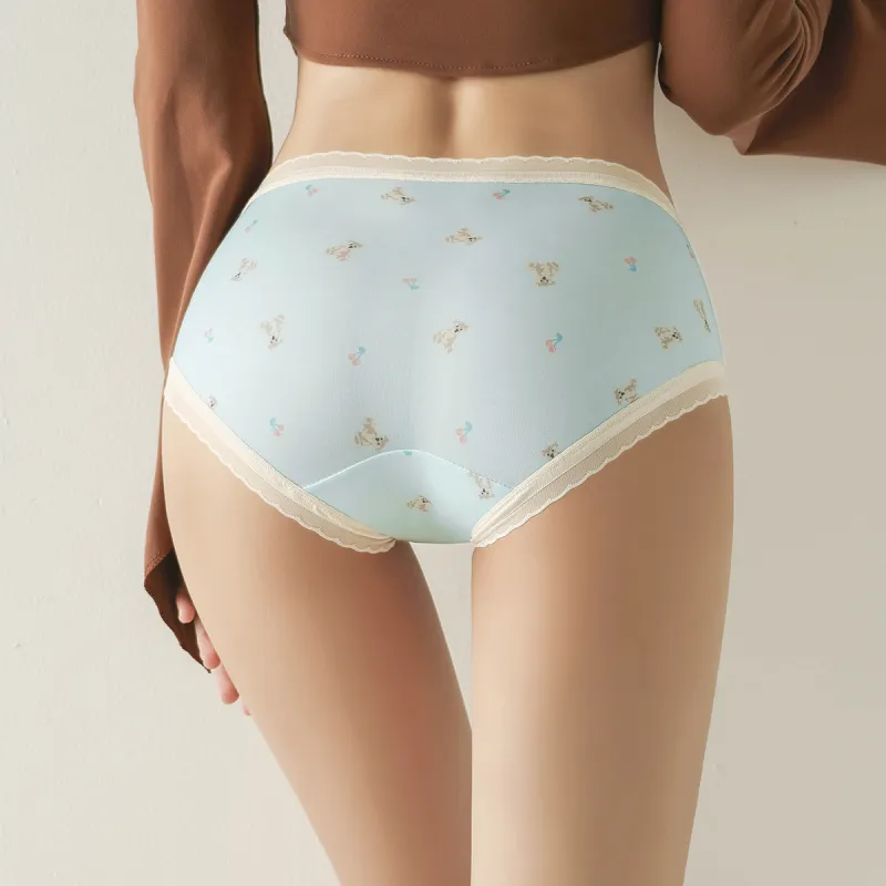 Flowers In Water Underpants Women's 3 Pack-16