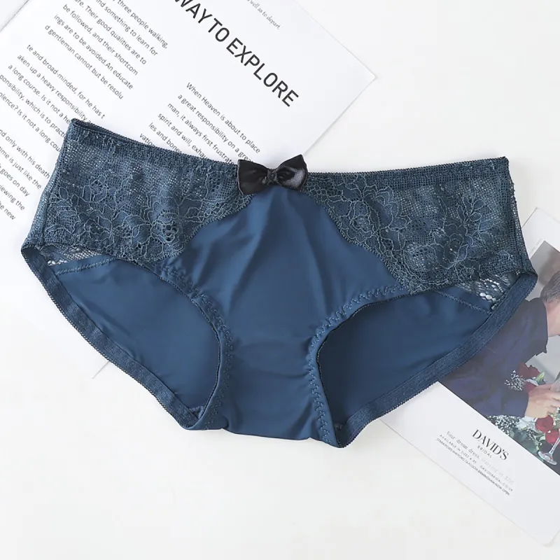 Flowers In Water Underpants Women's 3 Pack-2