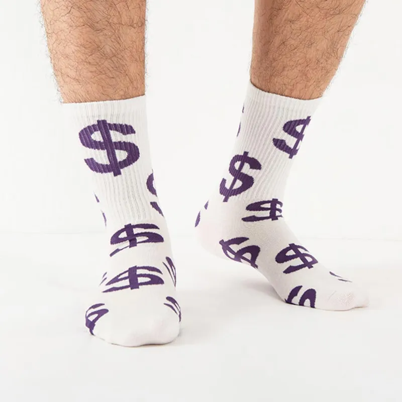 Flowers In Water Mid Calf Socks Men's 3 Pack-1